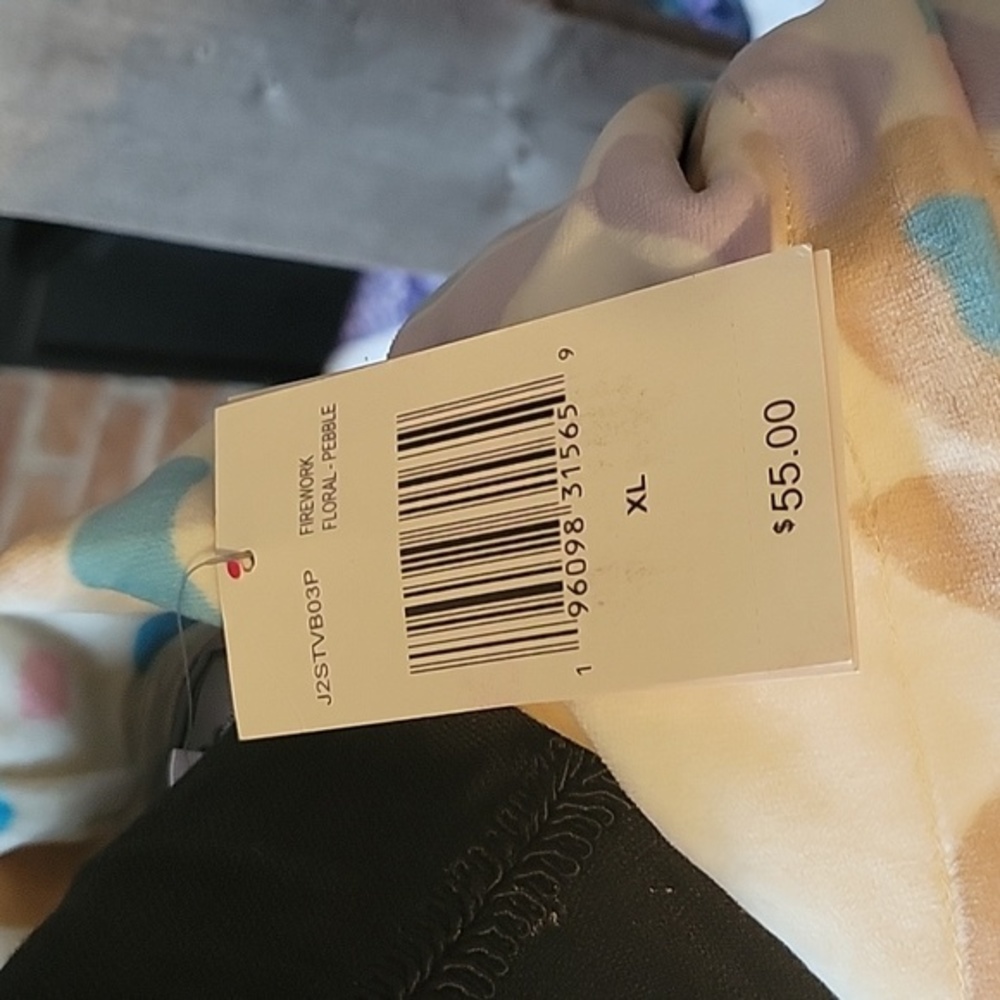 New Juicy Coutour Hooded Velour Jacket. Fireworks Floral. - Picture 4 of 6